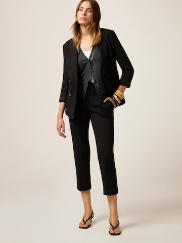 Regular Pantalon oltre en noir