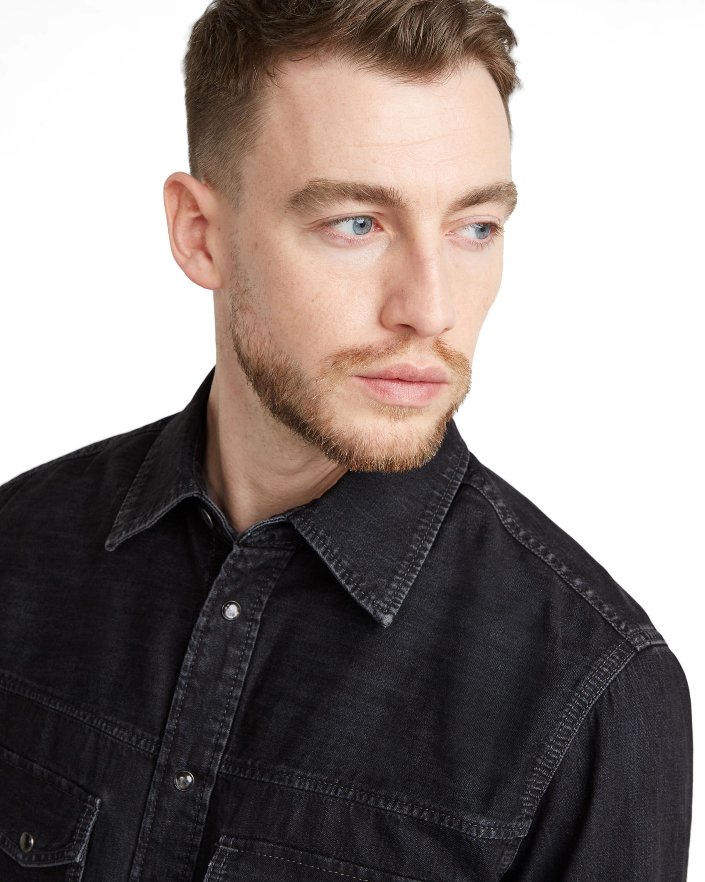 G-STAR Regular fit Overhemd 'Dakota' in Zwart