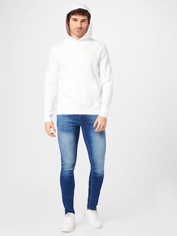 Sweat-shirt TOMMY HILFIGER en blanc