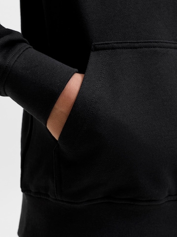 Bluză de molton 'JJEARCHIVE' de la Jack & Jones Junior pe negru