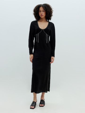 EDITED Sukienka 'Renée' w kolorze czarny: przód