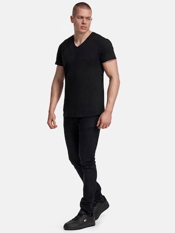 Tazzio - Camiseta 'E107' en negro