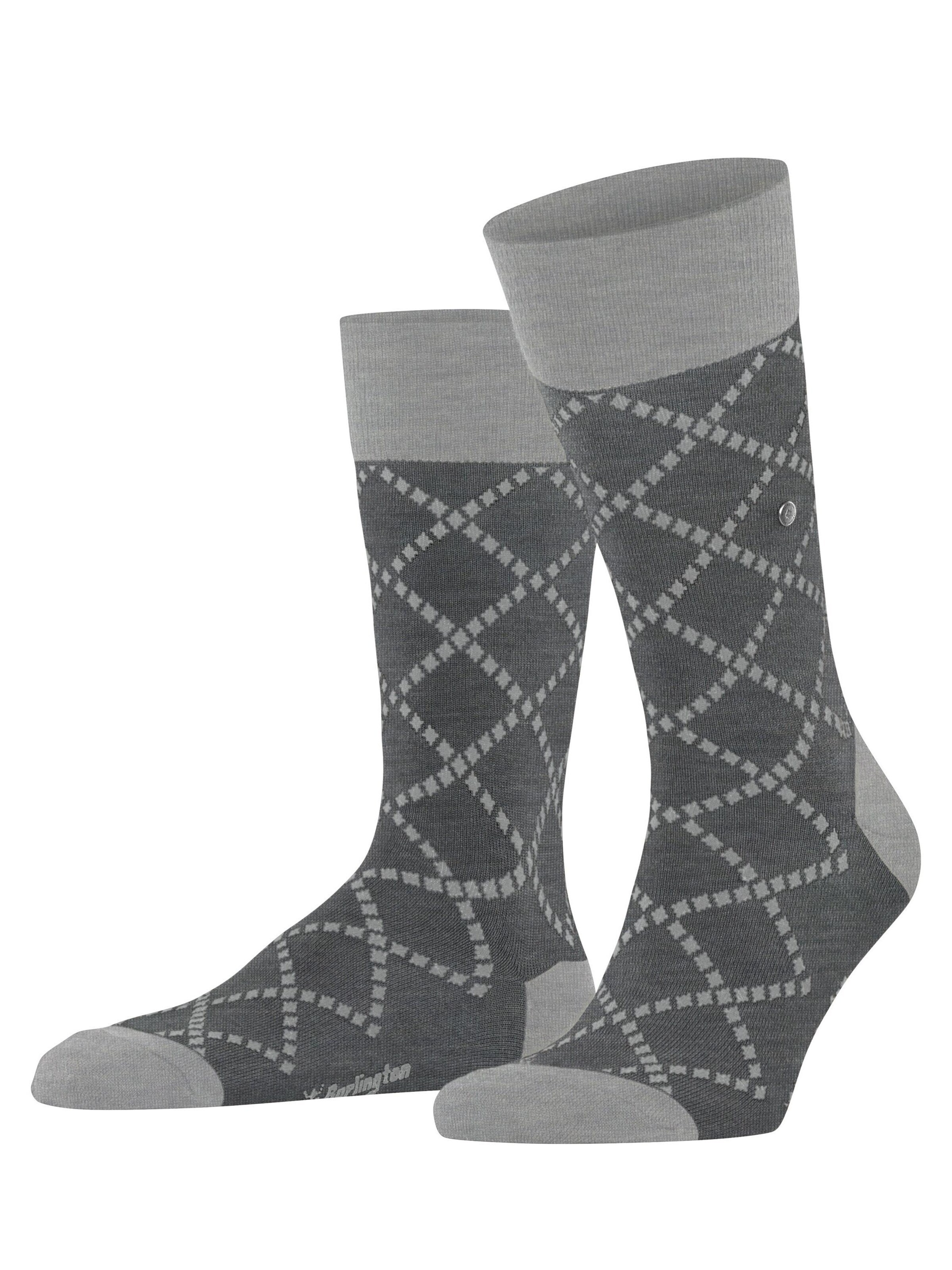 BURLINGTON Socks 'Ferry Road' in Grey: front