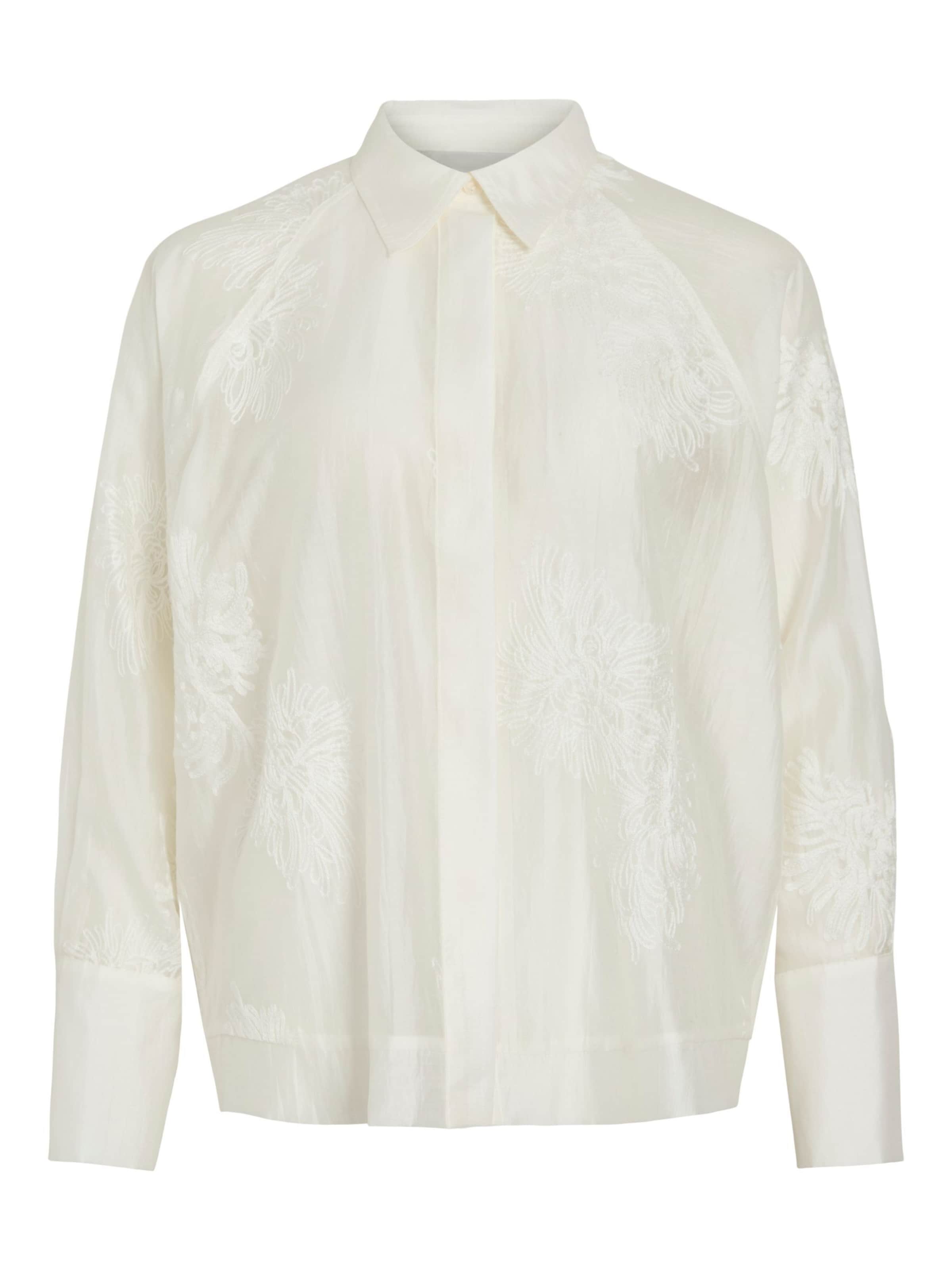 ROUGE EDIT Bluse i hvid: forside