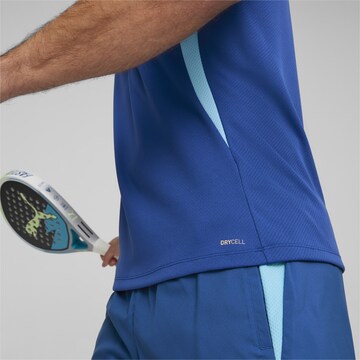 PUMA - Camisa funcionais 'Individual Padel' em azul