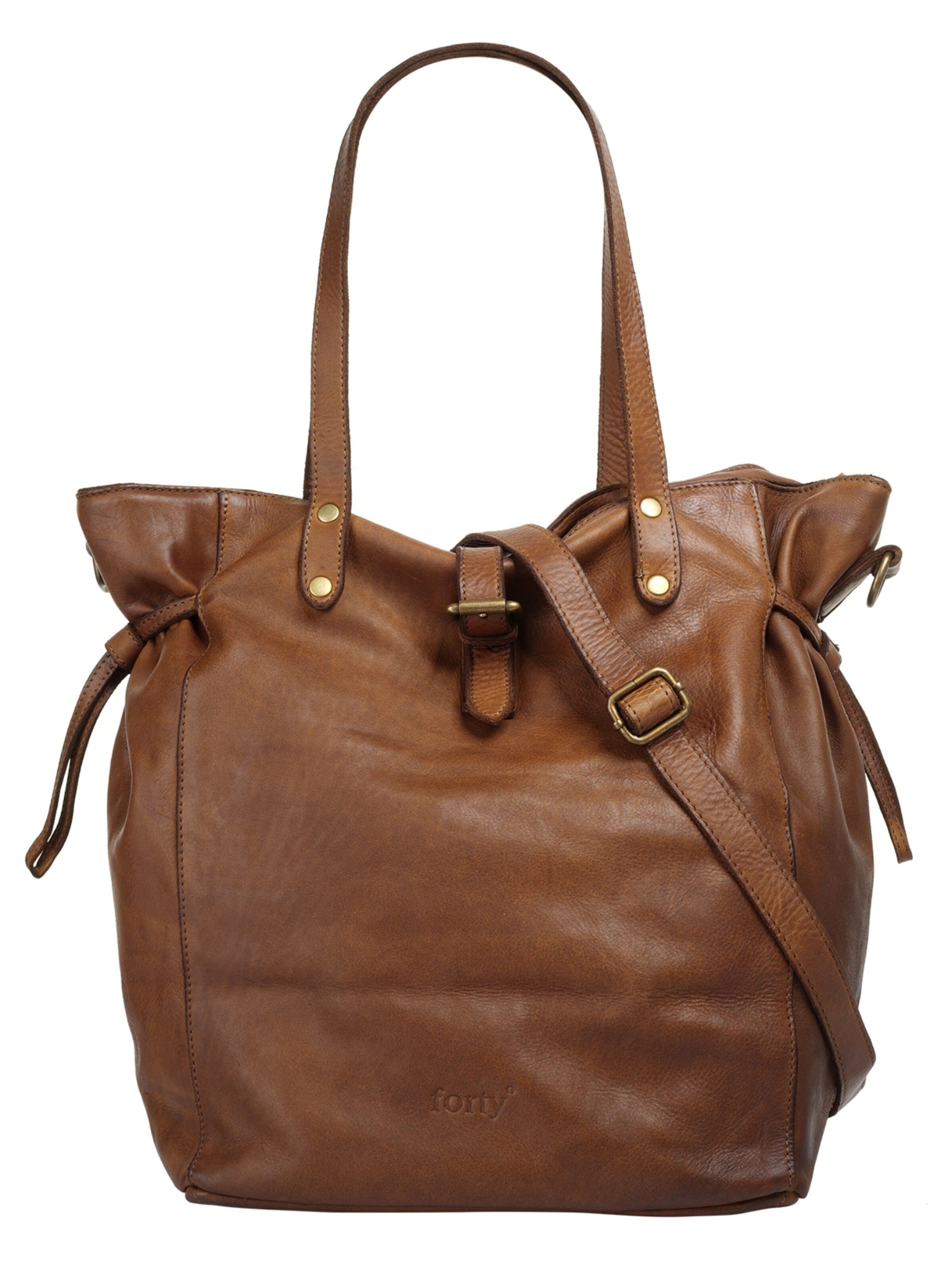 Cabas forty° en marron : devant
