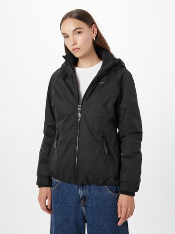 Ragwear Between-Season Jacket 'Dizzie' in Black: front