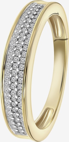 Lucardi Ring in Goud: voorkant