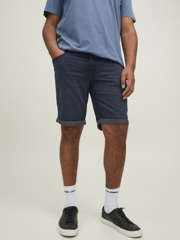 Jack & Jones Plus Regular Shorts 'RICK' in Blau: predná strana