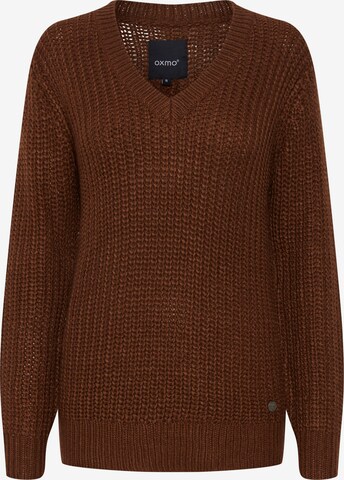 Oxmo Sweater 'Lavea' in Brown: front