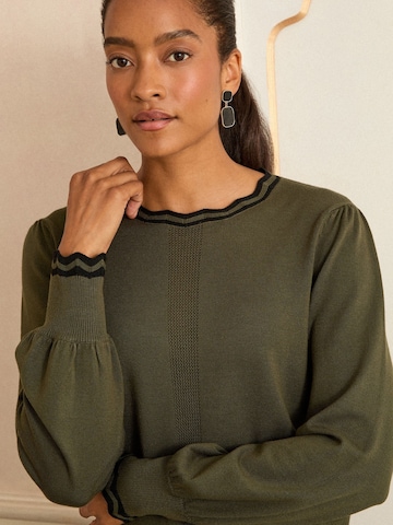 love & roses Pullover in Grün