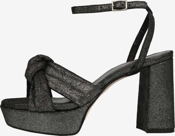 Scalpers Strap sandal in Black: front