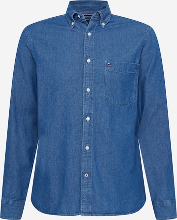 TOMMY HILFIGER - Camisa en azul: frente