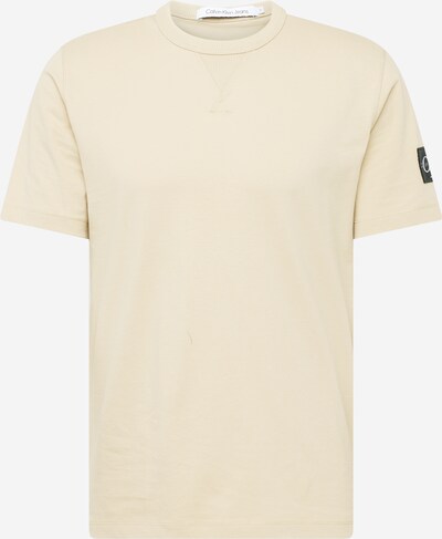 Calvin Klein Jeans T-Shirt en kaki / noir / blanc, Vue avec produit