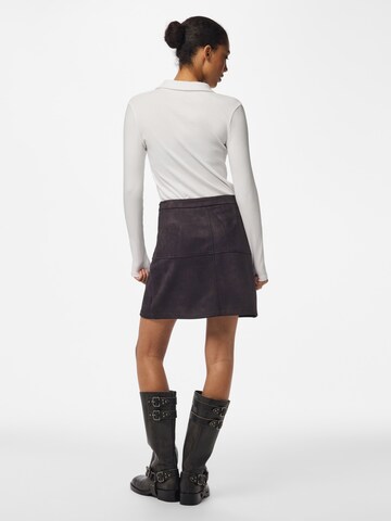PIECES Skirt 'PCRAKEL' in Brown