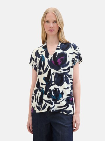 TOM TAILOR Blouse in Blauw: voorkant