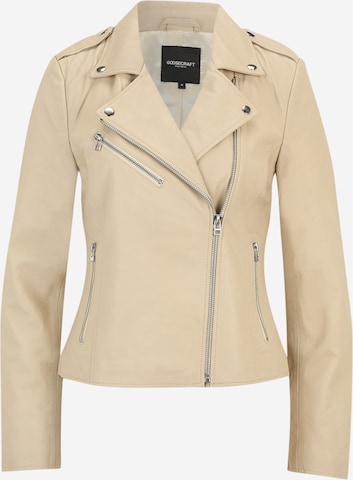 Goosecraft Between-Season Jacket 'Julia' in Beige: front