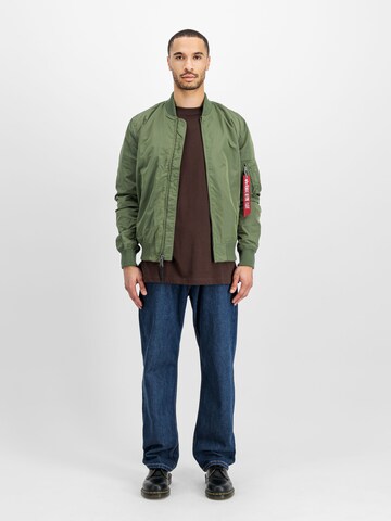 ALPHA INDUSTRIES Between-Season Jacket 'MA-1 TT' in Green