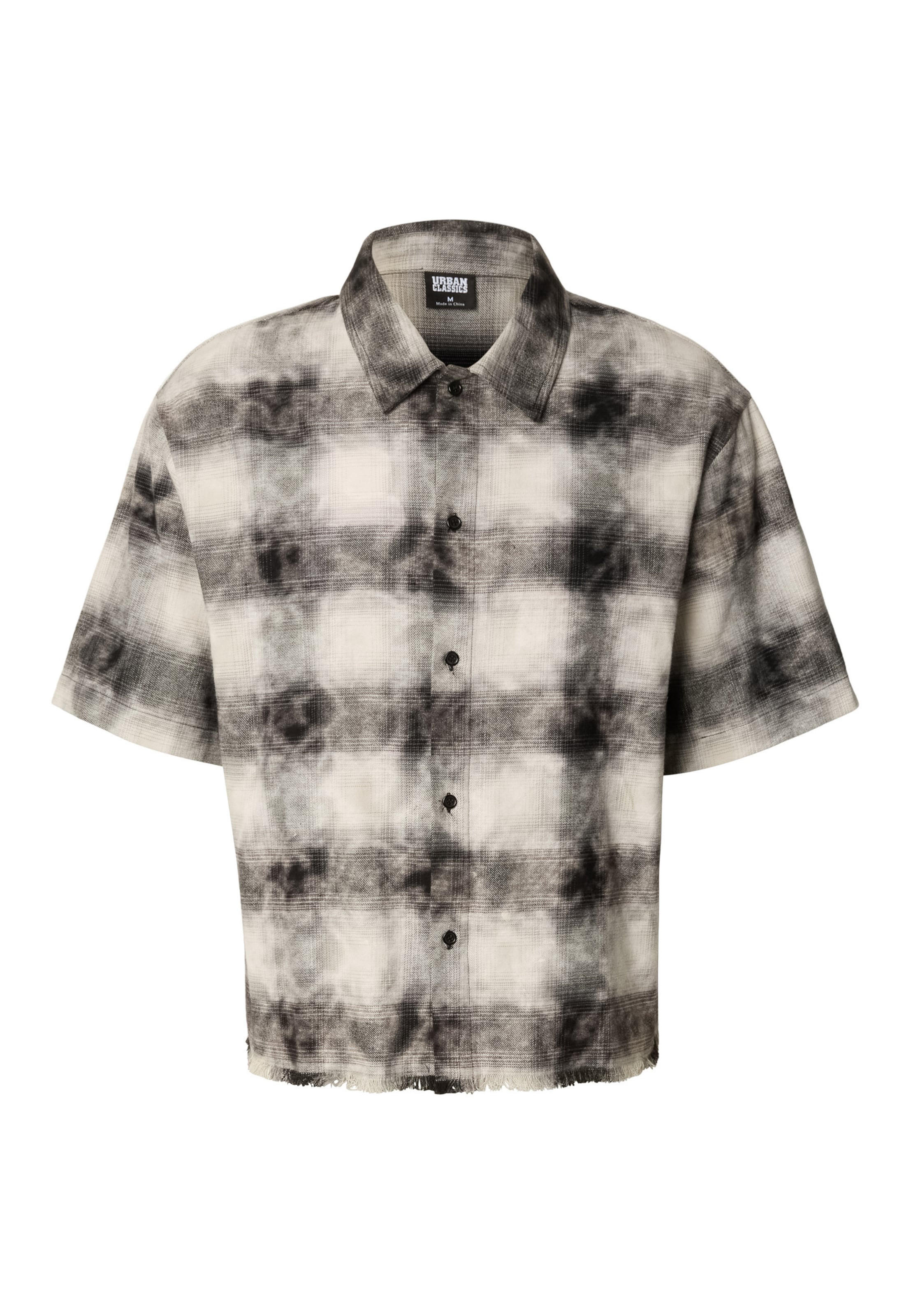 Comfort fit Camicia di Urban Classics in nero: frontale