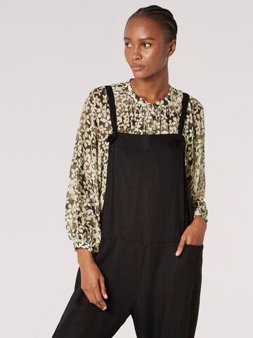 Apricot Loose fit Overalls in Black