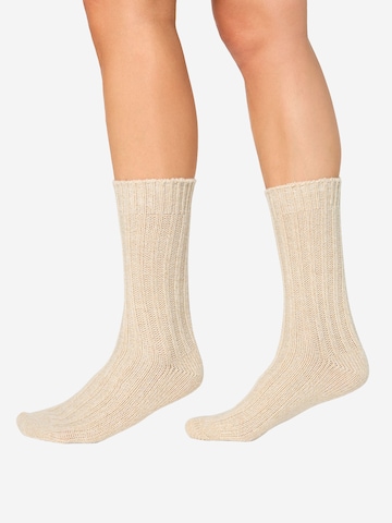 Nur Die Sokken ' Woll Socken ' in Beige