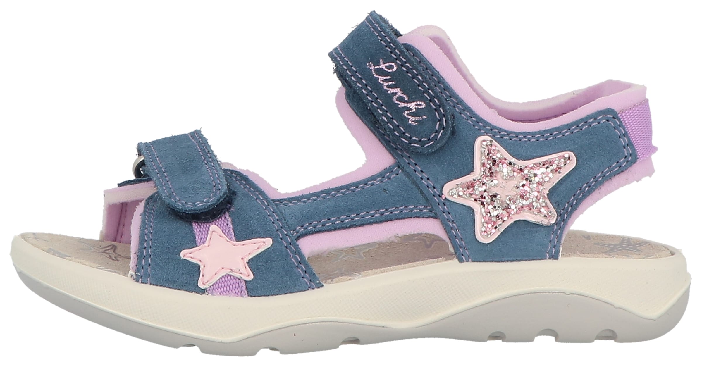 LURCHI Sandale in Blau: Vorderseite