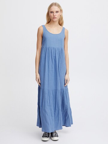 ICHI Summer Dress 'FOXA' in Blue: front