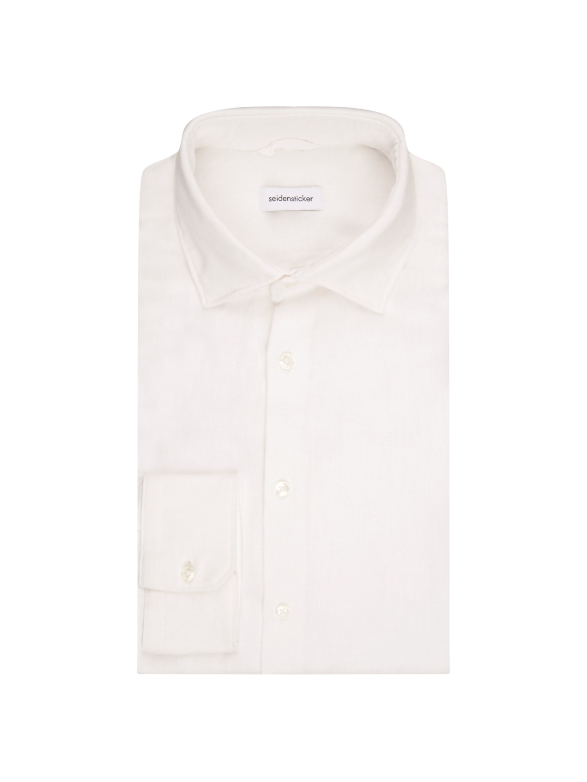 SEIDENSTICKER Regular fit Button Up Shirt ' Regular ' in White