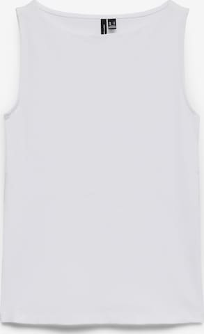 Vero Moda Curve Top 'SAGA' in Wit: voorkant