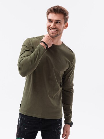 Ombre Shirt in Groen: voorkant