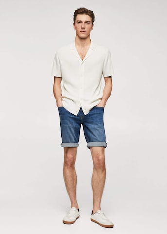 MANGO MAN Regular Shorts 'Rock' in Blau