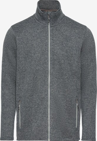 KILLTEC Athletic Cardigan in Blue: front