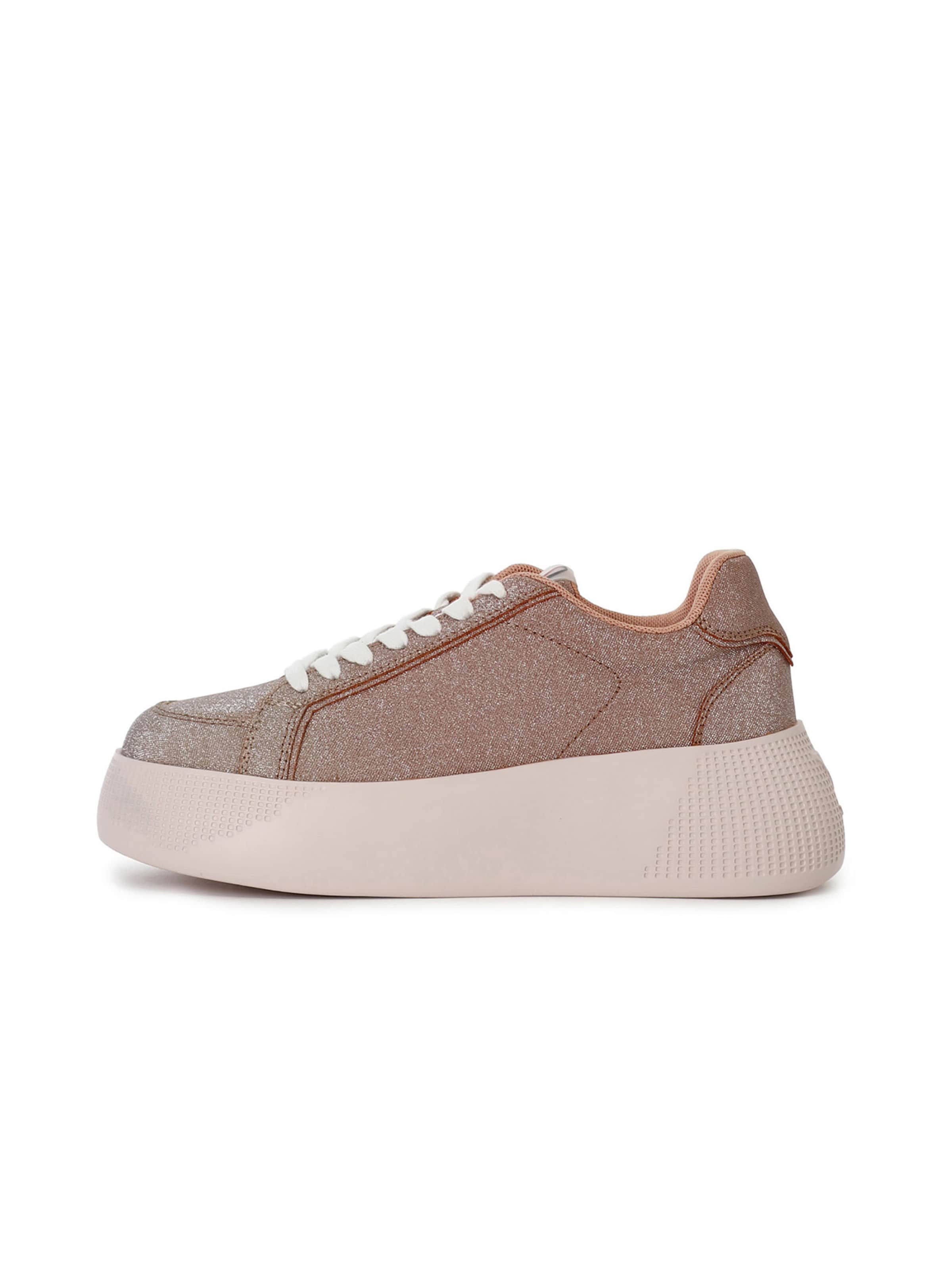 Sneaker bassa di CAFè NOIR in rosa: frontale