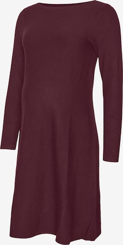 Vero Moda Maternity - Vestido de punto en rojo: frente