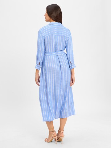 Marie Lund Kleid in Blau