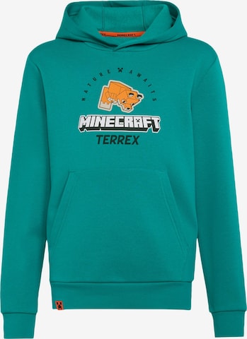 ADIDAS TERREX Sportsweatshirt 'Adidas x Minecraft' in Grün: Vorderseite
