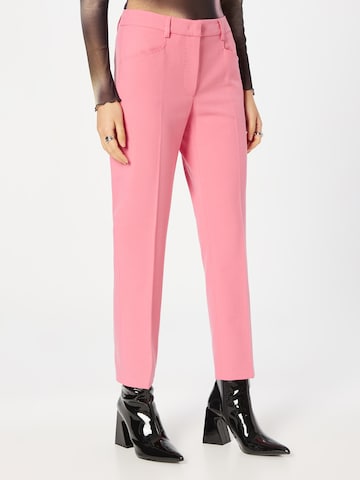 MAX&Co. Regular Pleat-Front Pants 'ADDA' in Pink: front