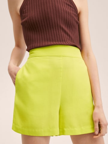 MANGO Regular Pants in Yellow