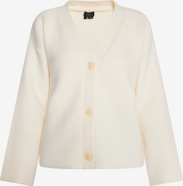 balts DreiMaster Klassik Adīta jaka 'Casnagie': no priekšpuses