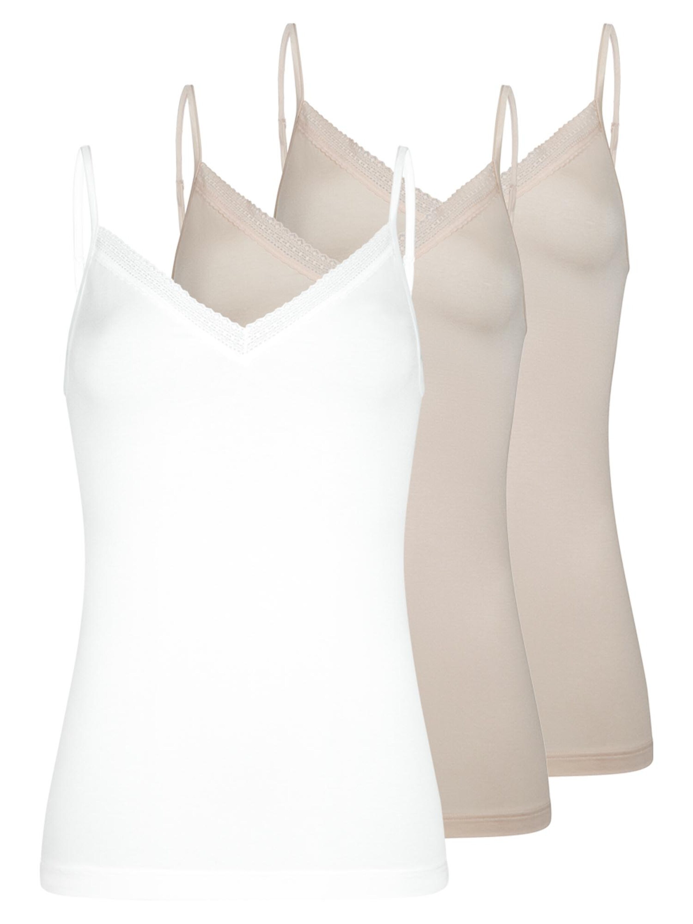 Mey Undershirt 'Modal Lace' in Beige: front