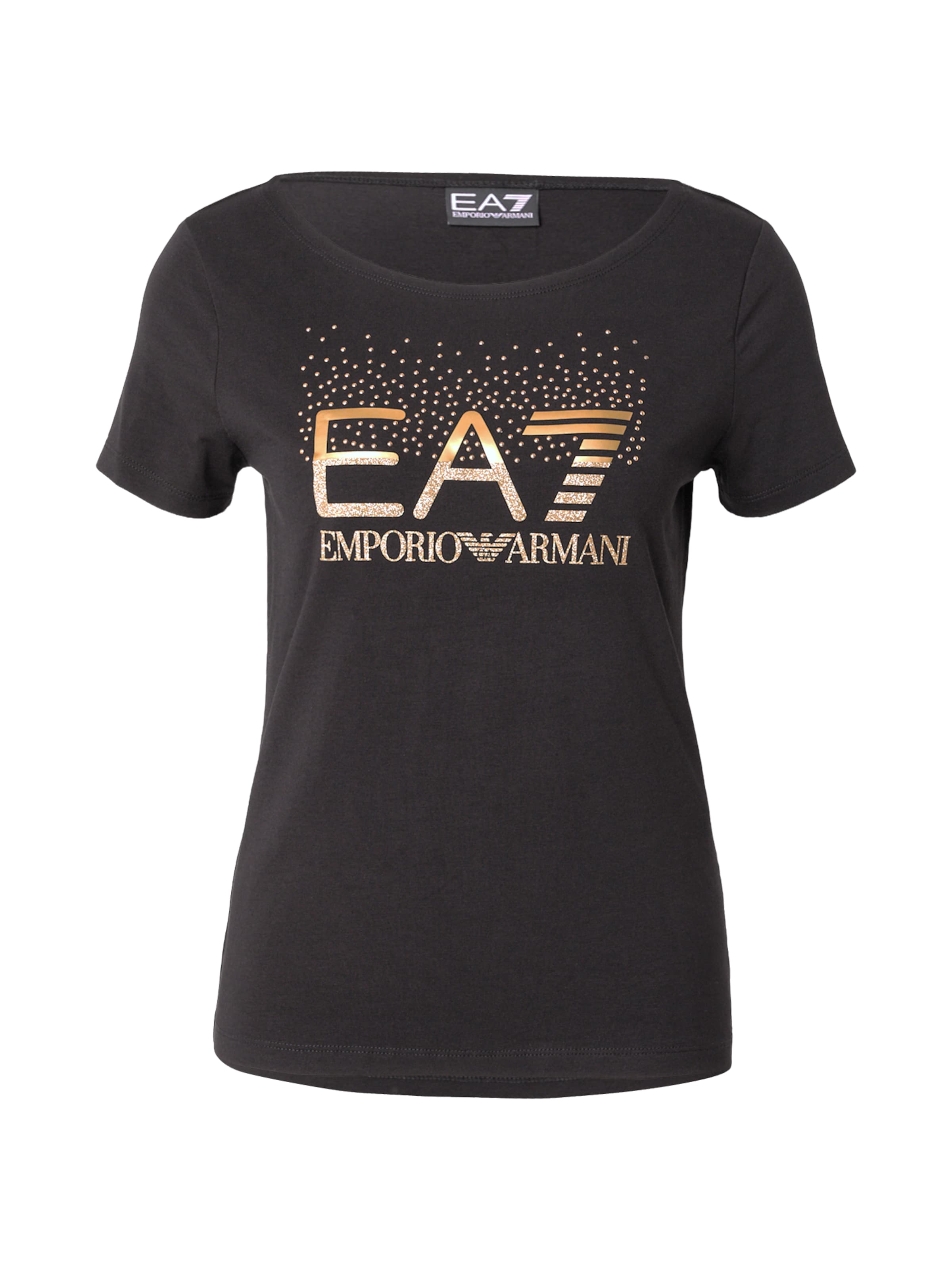 EA7 Emporio Armani Koszulka w kolorze czarny: przód