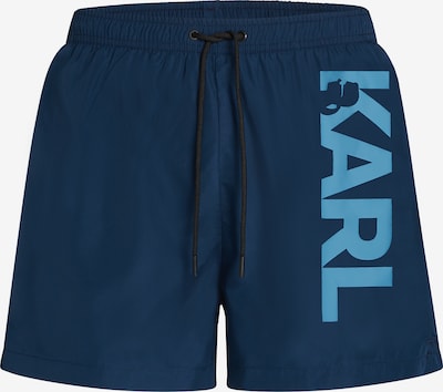 Karl Lagerfeld Kupaće hlače u morsko plava / svijetloplava, Pregled proizvoda