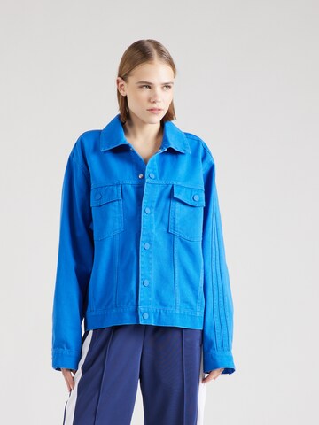 ADIDAS ORIGINALS Jacke '3 STRIPE' in Blau: predná strana