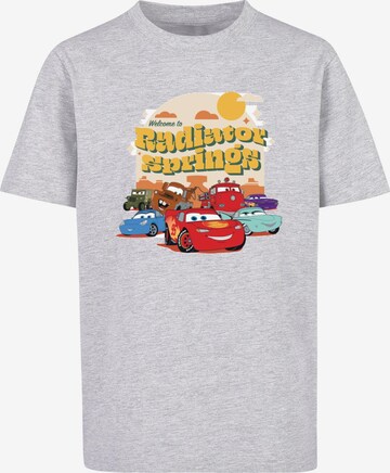 ABSOLUTE CULT Shirt 'Cars - Radiator Springs Group' in Grijs: voorkant