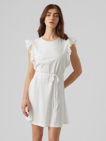 VERO MODA - Vestido 'Elis' em branco: frente