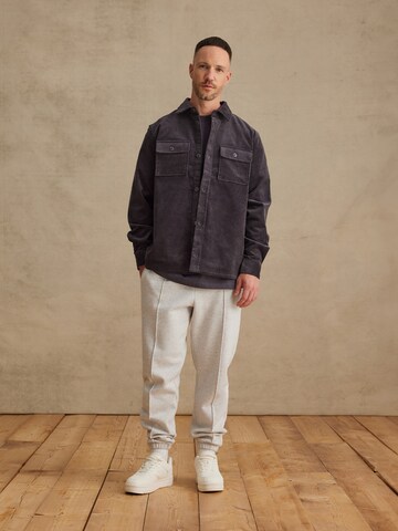 DAN FOX APPAREL Regular Fit Hemd 'Lucian' (OCS) in Grau