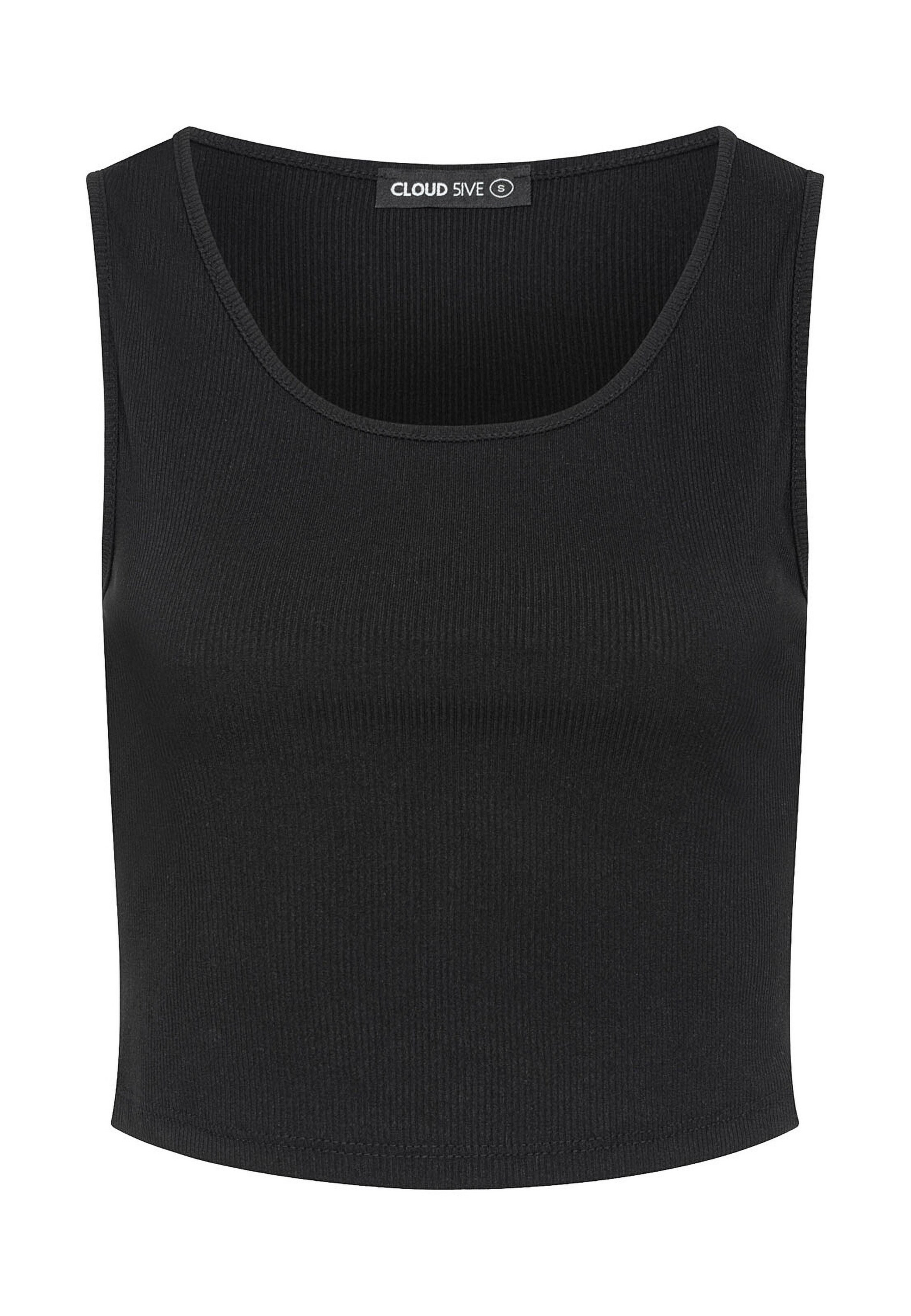 Cloud5ive Top in L in schwarz, Produktansicht