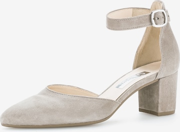 GABOR Slingback Pumps in Beige: front