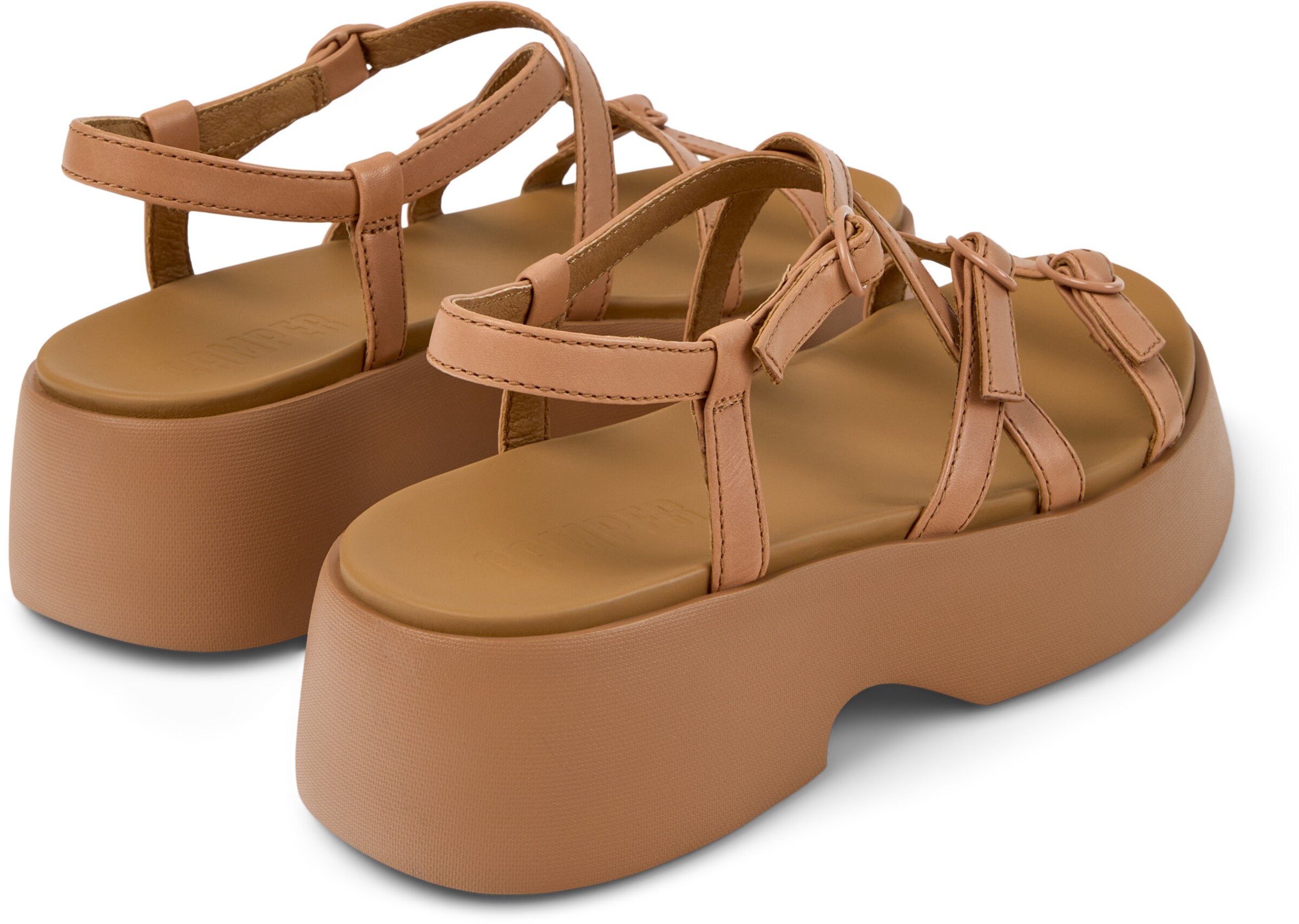 Sandales à lanières 'Tasha' CAMPER en beige