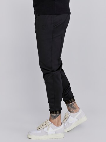 SikSilk Tapered Broek in Zwart